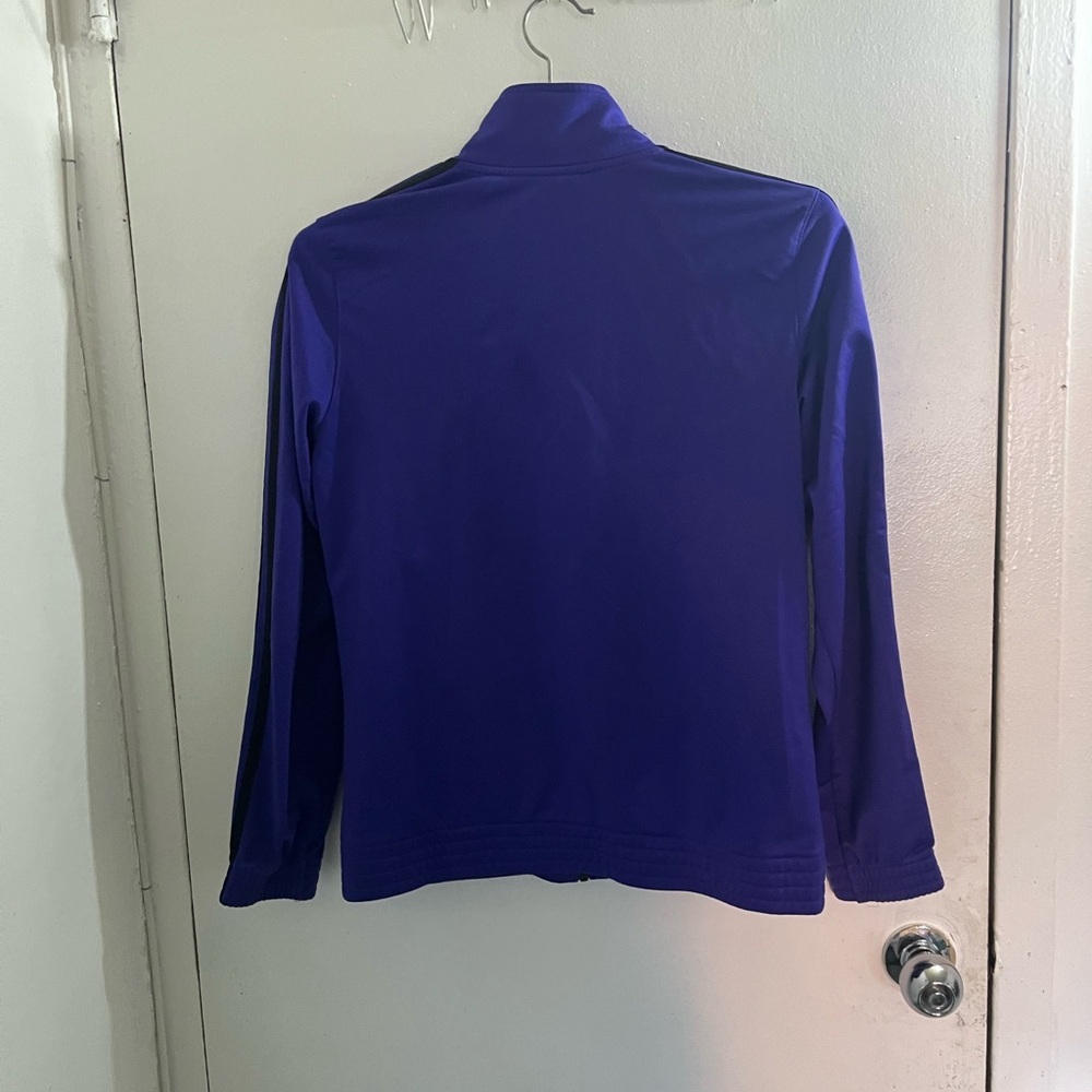 Adidas purple Jacket with Black Logo - Picture 3 of 9